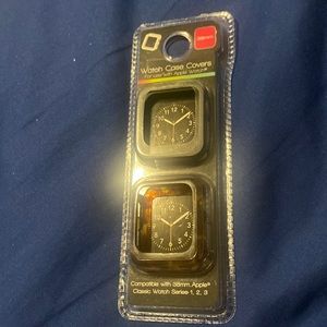 💜2 Pack Watch Case Covers For Use with Apple Watch 38 mm Series 1,2,3
